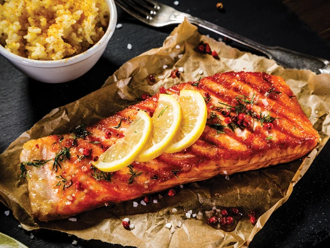 Grilled Atlantic Salmon